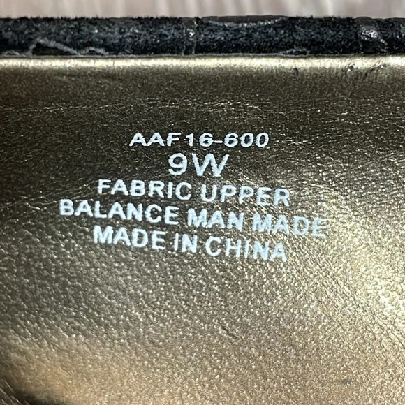 David Tate Opera Pump Heels Black Floral 9W - Picture 5 of 14